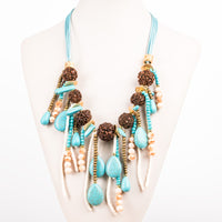 Κολιέ Boho Turquoise Drop