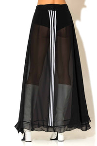 Μακριά σιφόν φούστα κλος με ιμάντα πίσω