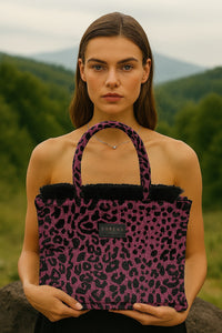 Sorena Τσάντα Χειρός Animal Print (Μεσαία)