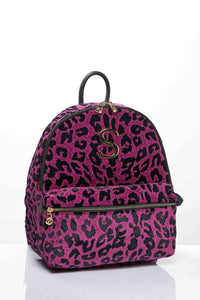 Σακίδιο Sorena Leopard Ροζ-Φούξια