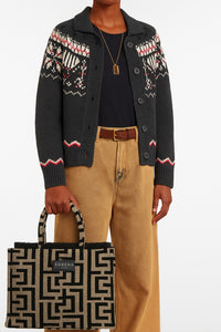 Τσάντα Sorena με γεωμετρικό μοτίβο