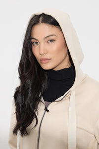 Ζακέτα με κουκούλα και φερμουάρ