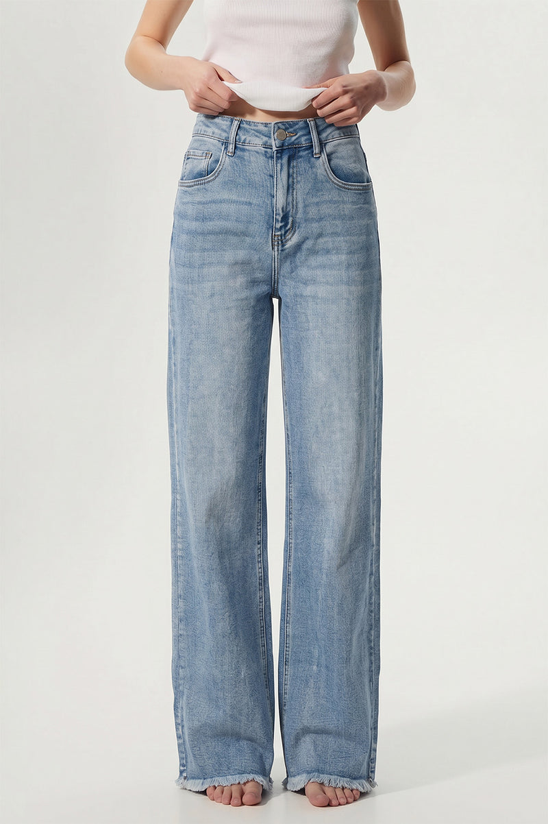 Γυναικείο Wide Leg Τζιν Παντελόνι
