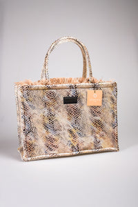 Snake Print Τσάντα Sorenay