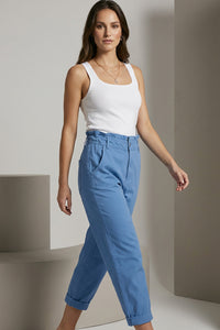 Γαλάζιο Παντελόνι με Λάστιχο στη Μέση