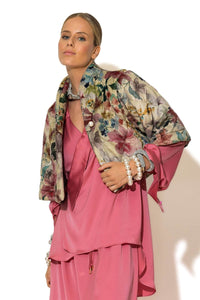 Κοντό φλοράλ μπουφάν puffer C-THROU – Ellisargi Boutique