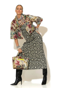 Κοντό φλοράλ μπουφάν puffer C-THROU – Ellisargi Boutique