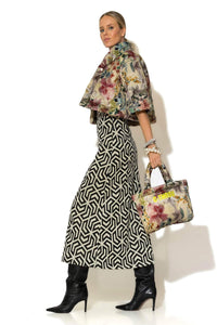 Κοντό φλοράλ μπουφάν puffer C-THROU – Ellisargi Boutique