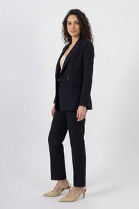 Κομψό μαύρο παντελόνι μέχρι τον αστράγαλο