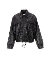 Μαύρο jacket με παγιέτες και τσέπες Ellisargi Boutique