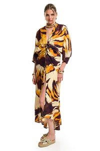 Maxi Φόρεμα Golden Safari
