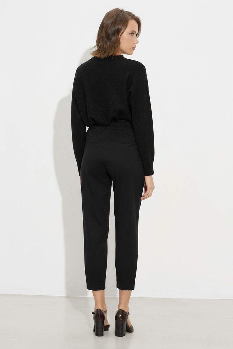 Παντελόνι ψηλόμεσο με λάστιχο