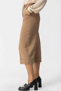 Camel παντελόνι zip TR με λάστιχο και culotte γραμμή