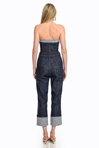 Ψηλόμεσο Τζιν Παντελόνι με Ρεβέρ