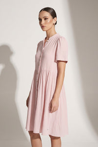 Φόρεμα Σεμιζιέ Midi Ροζ