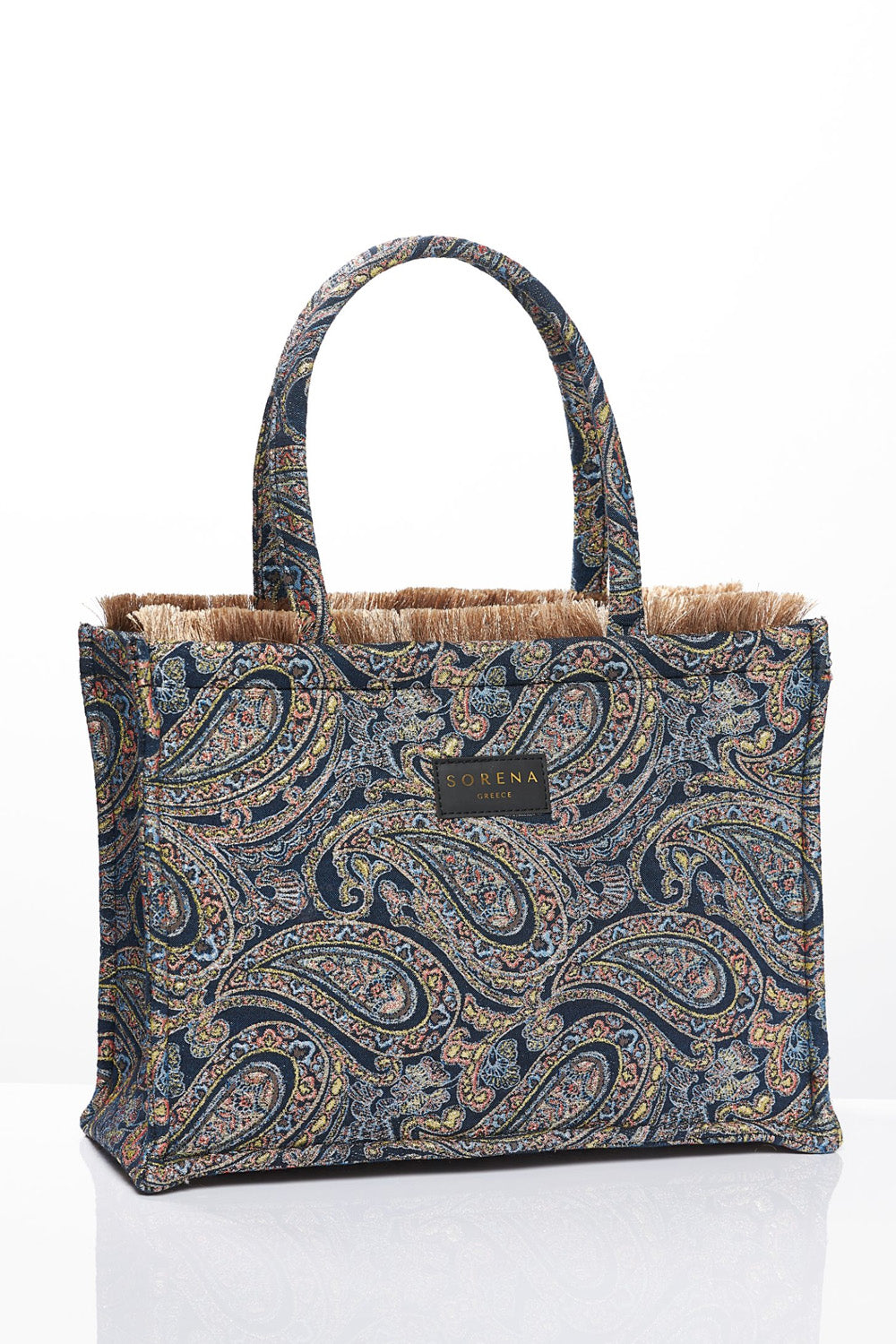 Sorena Τσάντα Χειρός με Paisley Print