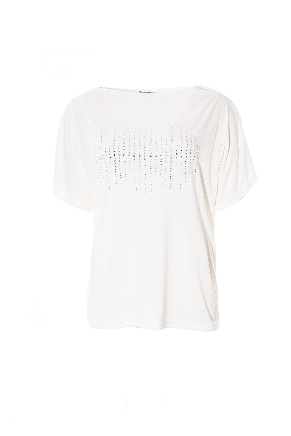 Λευκό T-shirt με στρας
