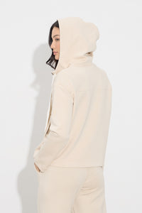 Ζακέτα με κουκούλα και φερμουάρ